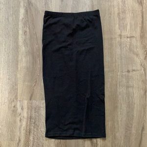 Garage stretchy cotton high waisted skirt